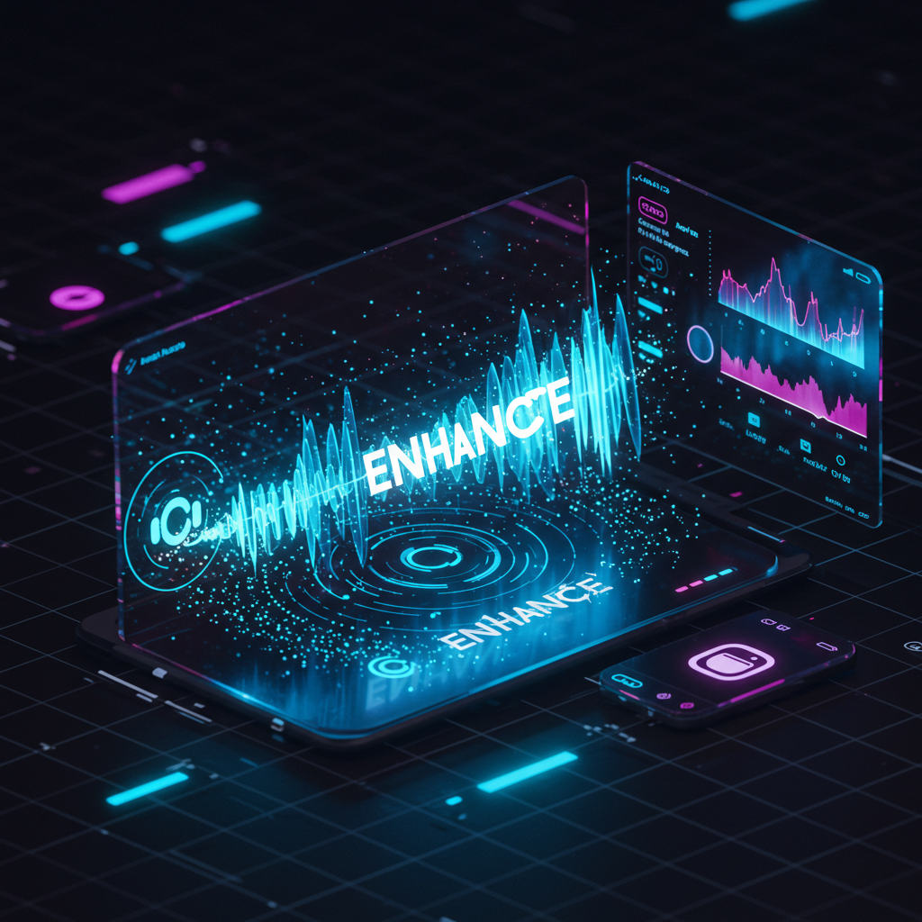Audio Enhancement - Pro Feature feature illustration